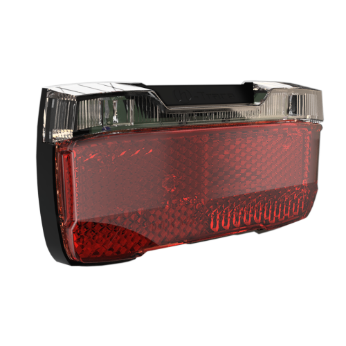 Herrmans H-Trace dynamo LED rear light black/red 